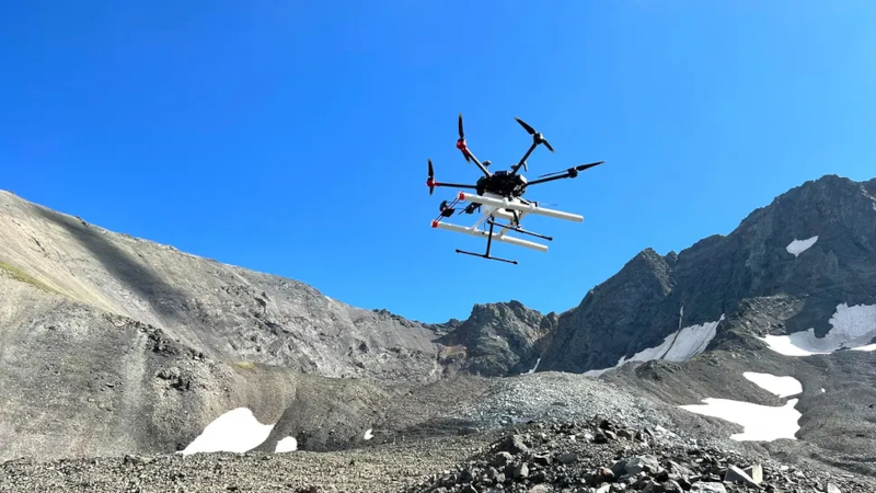 Les drones équipés de géoradars seront utilisés pour rechercher des sources d’eau sur Mars
