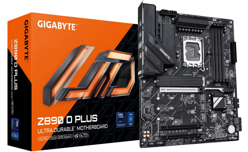 Gigabyte a présenté la carte mère minimaliste Z890 D Plus pour le processeur phare Intel Z890