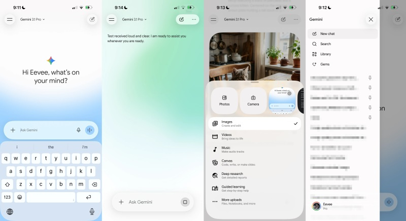 Google a complètement transformé l'apparence et les fonctionnalités de l'application Gemini