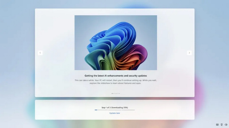 Microsoft permet désormais de passer l’installation des mises à jour lors du premier démarrage de Windows 11