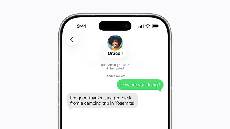 Dans iOS 26.5, le chiffrement de bout en bout des messages RCS multiplateformes est activé.