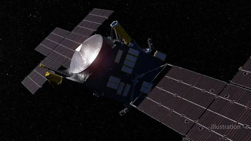 La station NASA «Psyché» se dirige vers Mars pour préparer le dernier saut vers l'astéroïde cible, dont la valeur est estimée à des quadrillions de dollars
