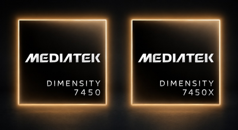 MediaTek a lancé les nouveaux processeurs Dimensity 7450 et Dimensity 7450X, destinés aux téléphones de jeu et pliables.