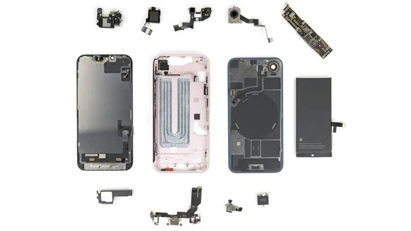 iFixit a révélé l’iPhone 17e – le dos avec MagSafe fonctionne également sur l’iPhone 16e