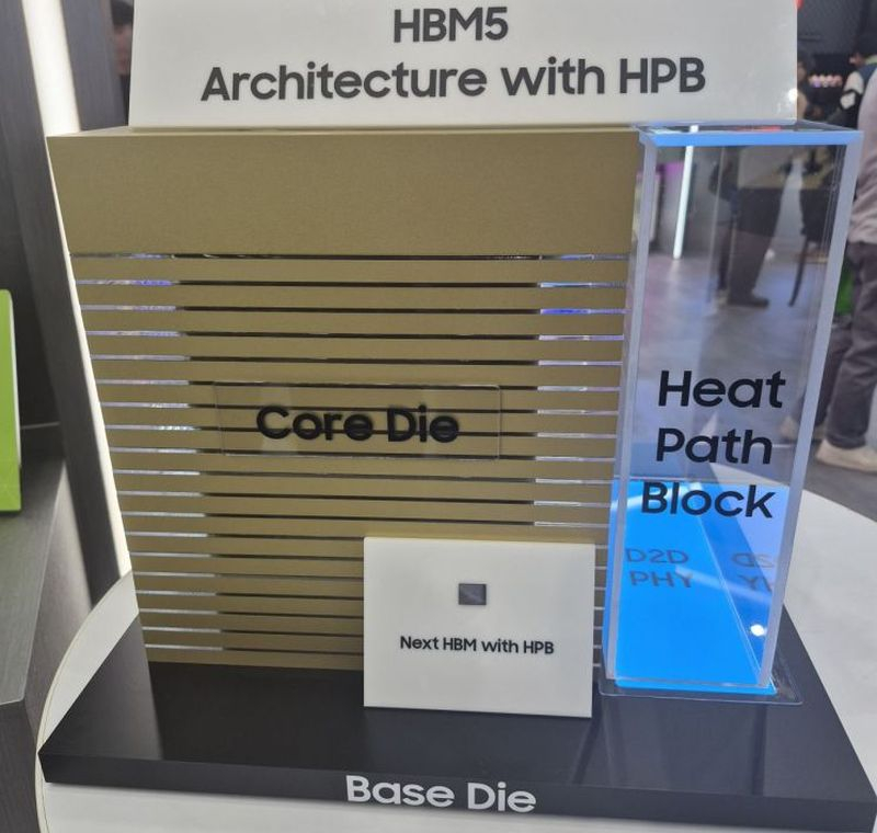 Samsung a présenté lors de la Computex 2026 un prototype de mémoire HBM5 Stack