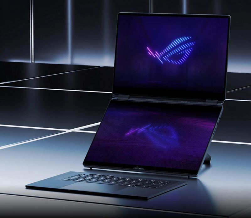 Asus a évalué le laptop flagrant ROG Zephyrus Duo à un prix de 8 570 dollars.