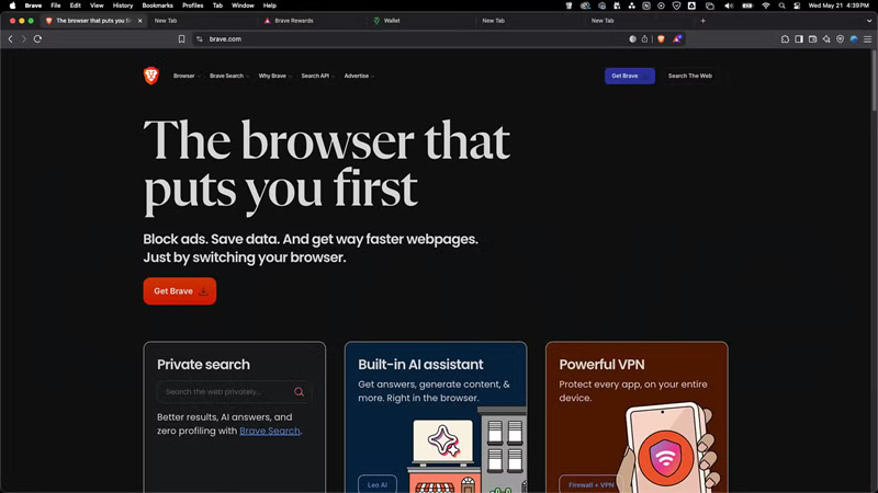 Les développeurs de Brave ont évalué la fonction de masquage des paramètres propres du navigateur à 60 $.