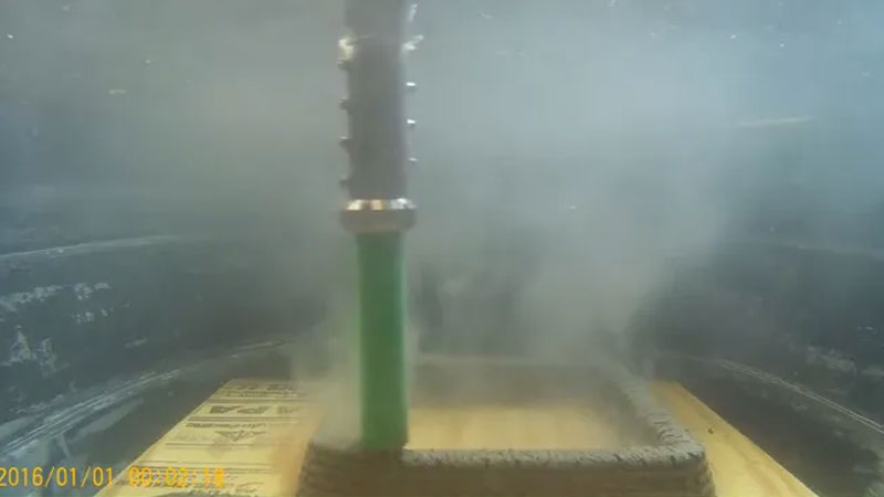 Les États-Unis ont développé une imprimante sous-marine tridimensionnelle pour l'impression directe de béton sur le fond marin