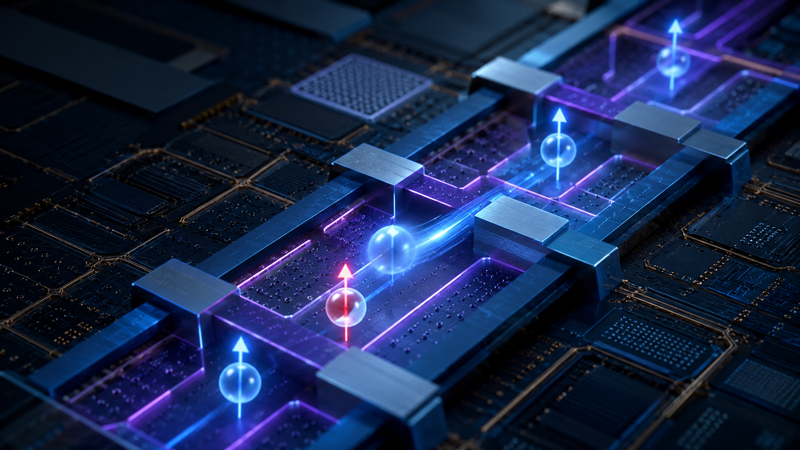 Les scientifiques ont présenté un processeur quantique flexible avec des qubits déplaçables, facile à fabriquer et à exploiter