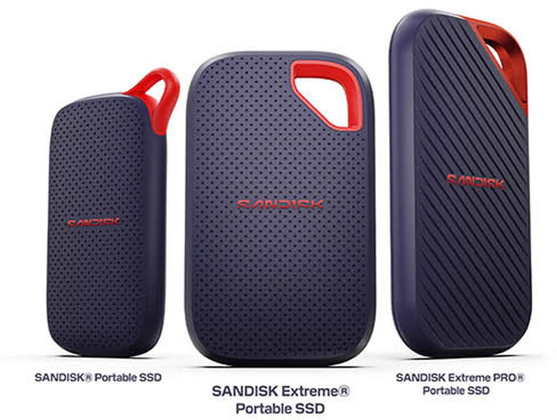 SanDisk a lancé des SSD portables avec une vitesse de transfert allant jusqu’à 4 000 Mo/s et une capacité maximale de 8 To.
