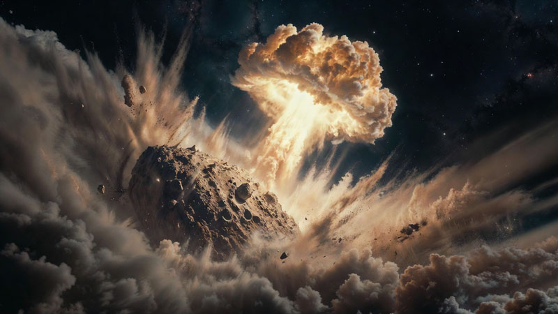 Il est possible qu'une bombe nucléaire protège la planète d'un astéroïde plus efficacement que prévu – les chercheurs ont mené une expérience