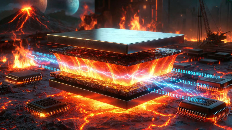 Les scientifiques américains ont développé une mémoire fonctionnant jusqu’à 700 °C – adaptée à Vénus, aux réacteurs nucléaires et à l’intelligence artificielle