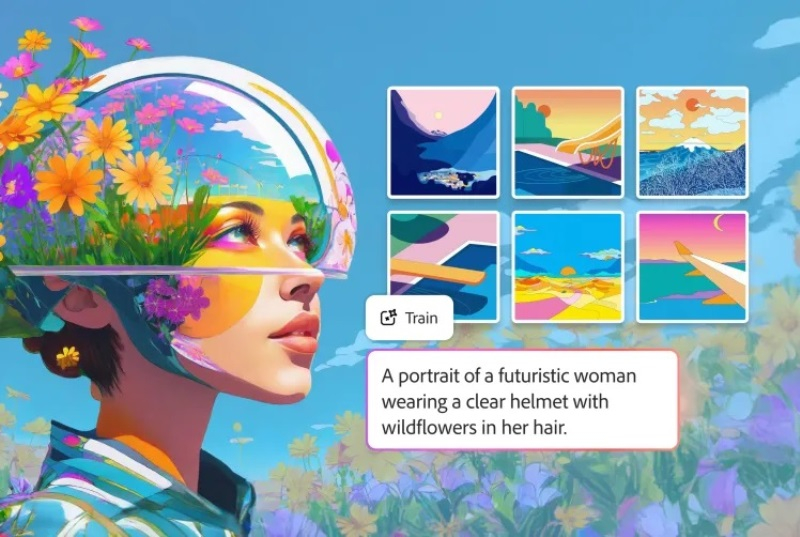 Adobe Firefly permet désormais d'entraîner un générateur d'images IA avec ses propres œuvres.