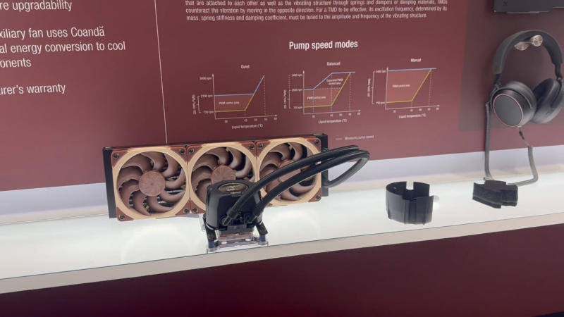 Noctua prévoit de lancer sa première série SZO – le modèle NL‑LC1 sera disponible en trois tailles et coûtera au minimum 220 €.