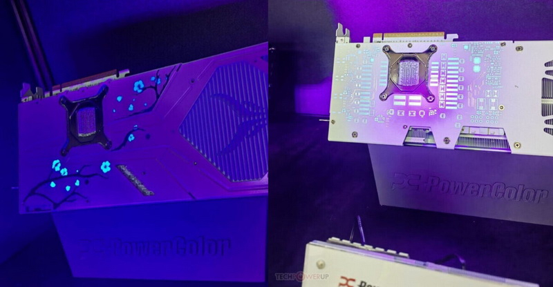 PowerColor a présenté les cartes Radeon RX 9000, scintillant en ultraviolet.