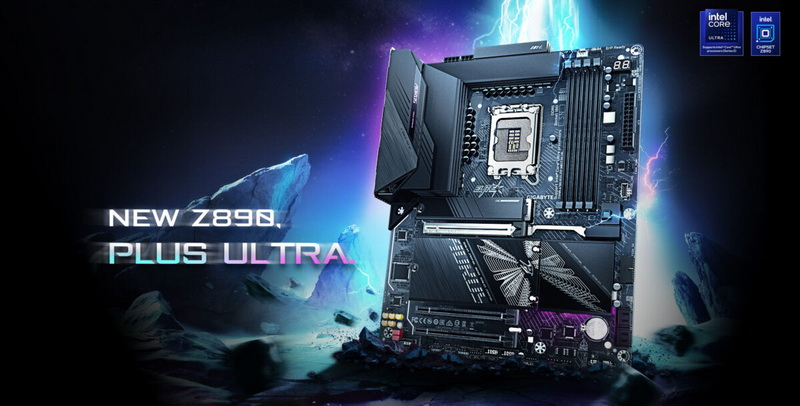 Gigabyte a lancé les cartes mères Z890 Plus, compatibles avec la mémoire CQDIMM et conçues pour les processeurs Core Ultra 200S Plus