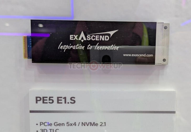 Exascend a présenté les premiers SSD basés sur le protocole NVMe 2.1