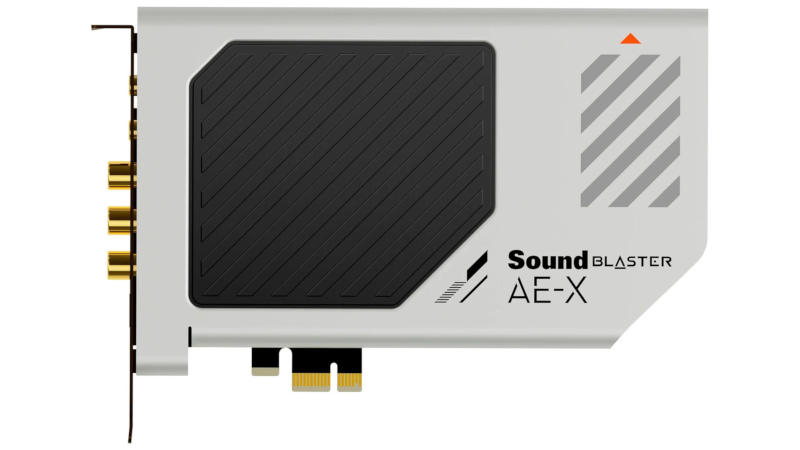 Creative a lancé la carte son Sound Blaster AE‑X, capable de traiter du son 32‑bits à des vitesses allant jusqu’à 384 kHz