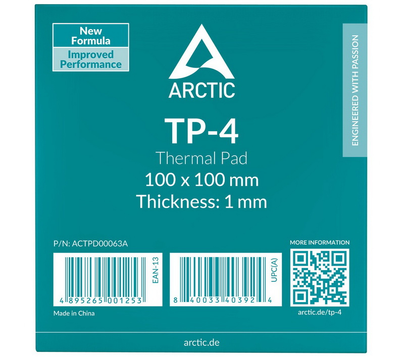 L'Arctic a présenté des joints thermiques hautement efficaces TP‑4