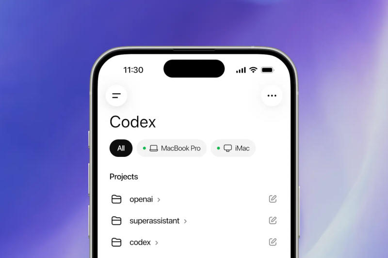 Vous pouvez désormais « coder en voyage »: la version mobile de ChatGPT a introduit Codex.