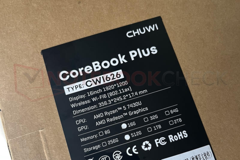 Chuwi a de nouveau été découvert en train de remplacer les processeurs : un Ryzen faible est installé dans l’ordinateur portable par rapport aux caractéristiques annoncées.