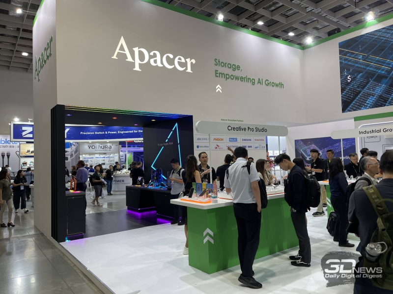 Apacer à Computex 2026 : DDR5‑9200, SSD rapides avec refroidissement et bien plus encore