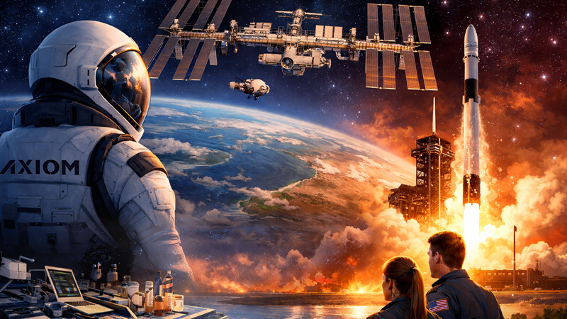 Axiom et la NASA ont signé un accord : une nouvelle équipe de touristes spatiaux partira vers la Station spatiale internationale en janvier 2027.