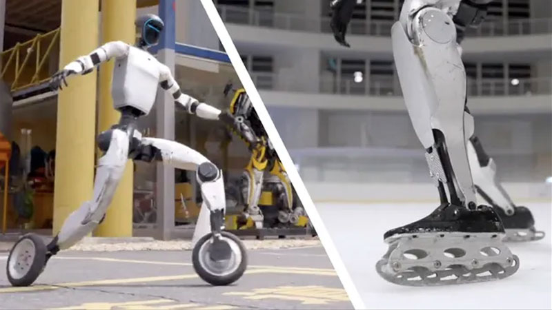 L'IA a fait courir des robots humanoïdes sur la glace, et on ne s'attendait pas à un tel hockey.