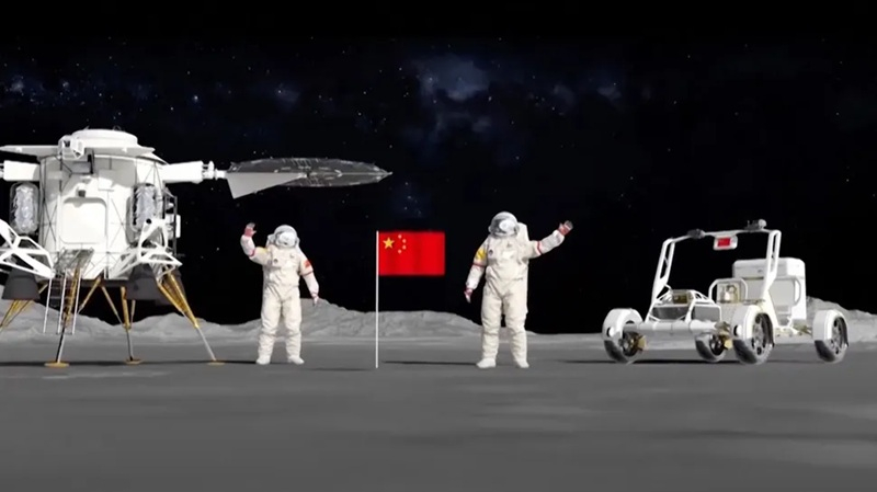 La Chine prévoit de poser pour la première fois des astronautes sur la Lune dans la zone du « musée géologique » de Rimay-Bode.