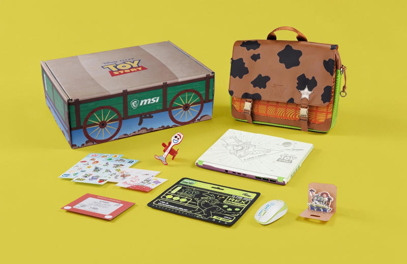 MSI a lancé des ordinateurs portables inspirés de l’« Histoire des jouets » et des tableaux de Van Gogh.