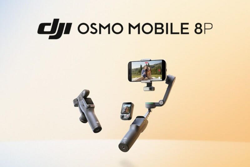 Un nouveau stabilisateur pour le DJI Osmo Mobile 8P, équipé d’un contrôleur‑écran amovible, est lancé sur le marché.