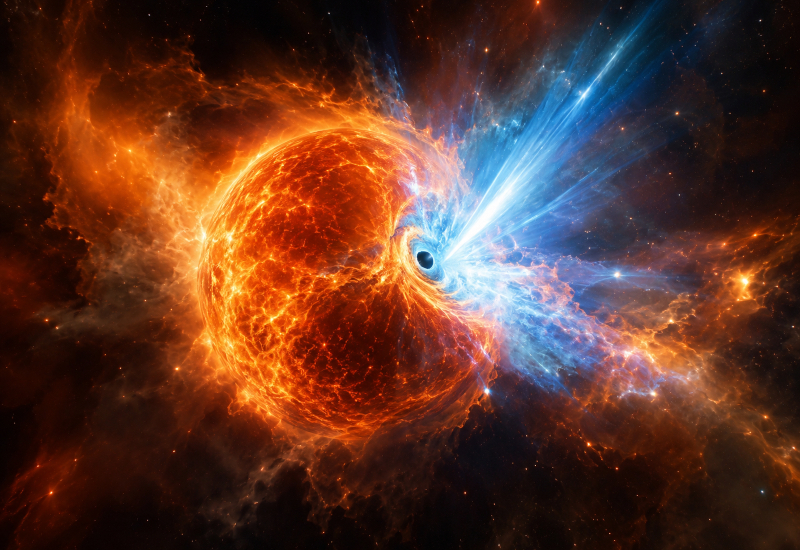 Les scientifiques ont trouvé une explication aux 14 mystérieux éclats bleus enregistrés dans l'espace depuis 2018.