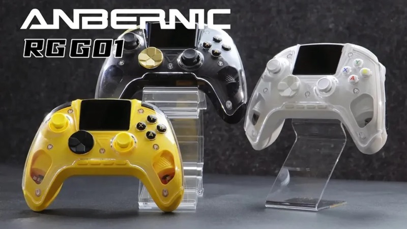 L'Anbernic RG G01 débute comme un contrôleur de jeu doté d'un capteur de fréquence cardiaque intégré et d'un écran.