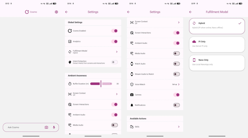Google a lancé, puis immédiatement supprimé l’application assistante expérimentale COSMO basée sur l’intelligence artificielle.