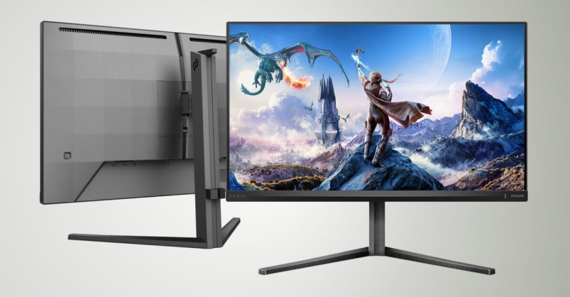 Philips lance le moniteur Evnia 27M2G5800, capable de fonctionner en mode 5 K à 165 Hz ou QHD à 330 Hz.
