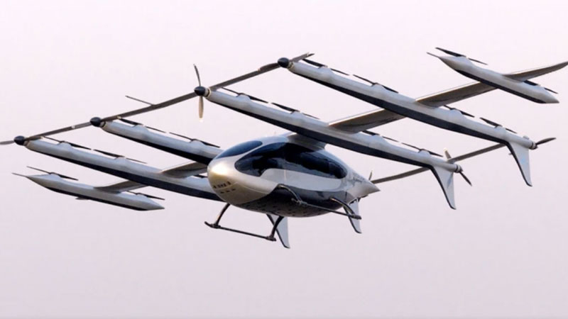 La Chine a lancé en vol la plus grande «machine de transport routier volante » – un eVTOL pour 10 passagers équipé de 28 moteurs.
